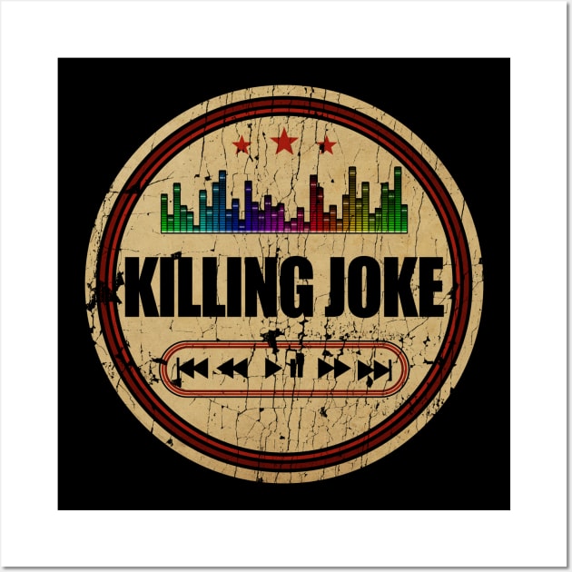 Graphic Killing Joke Name Retro Distressed Cassette Tape Vintage Wall Art by On Dragon Wings Studios